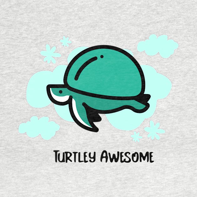 Turtley Awesome by Mint Tee